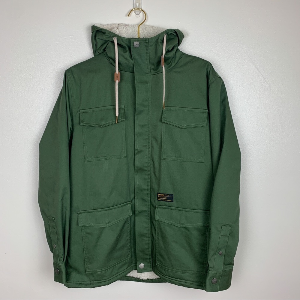Rip Curl Green Patrol Men’s Jacket Size Small